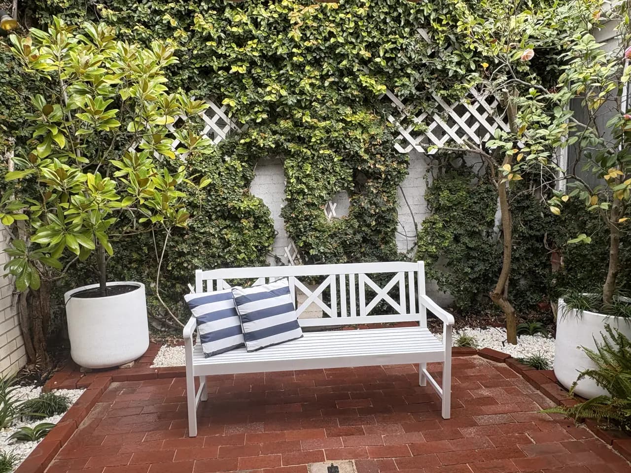 After: garden redesign in North Adelaide