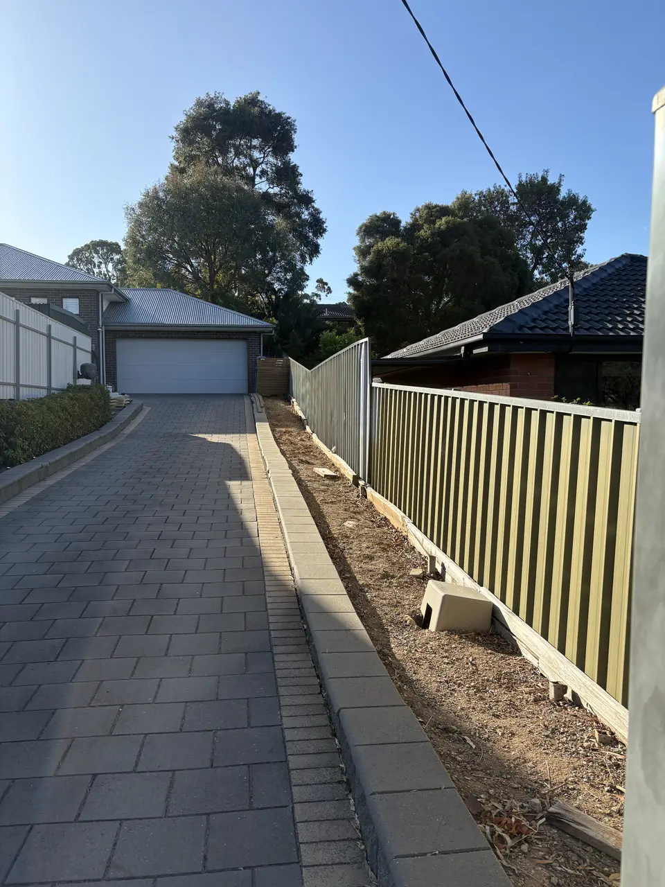 Before: full garden redesign in Happy Valley, Adelaide